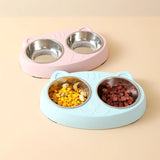 Doggydaart Double Plastic Bowl