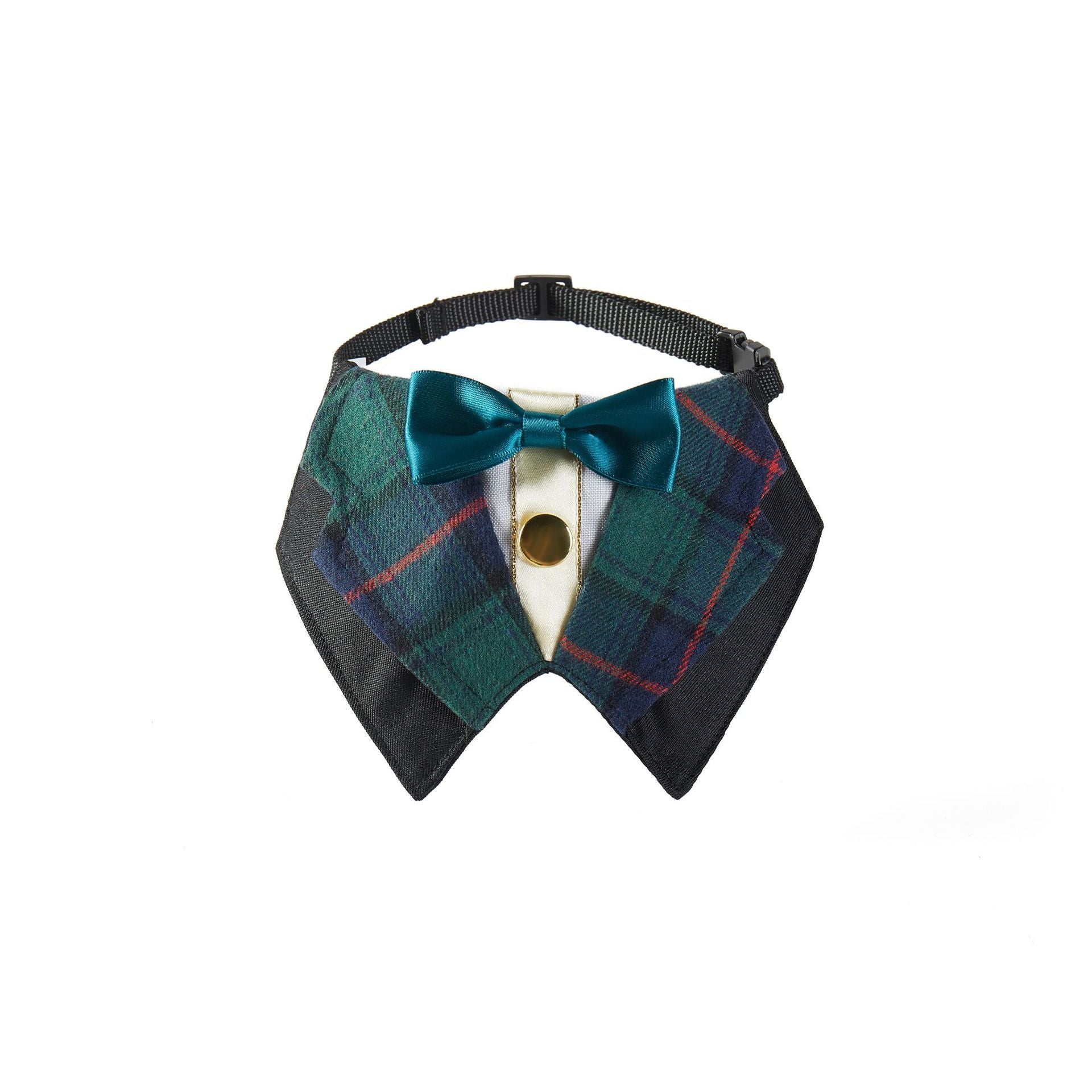 Pet Suit Bow Tie  Adjustable Bib