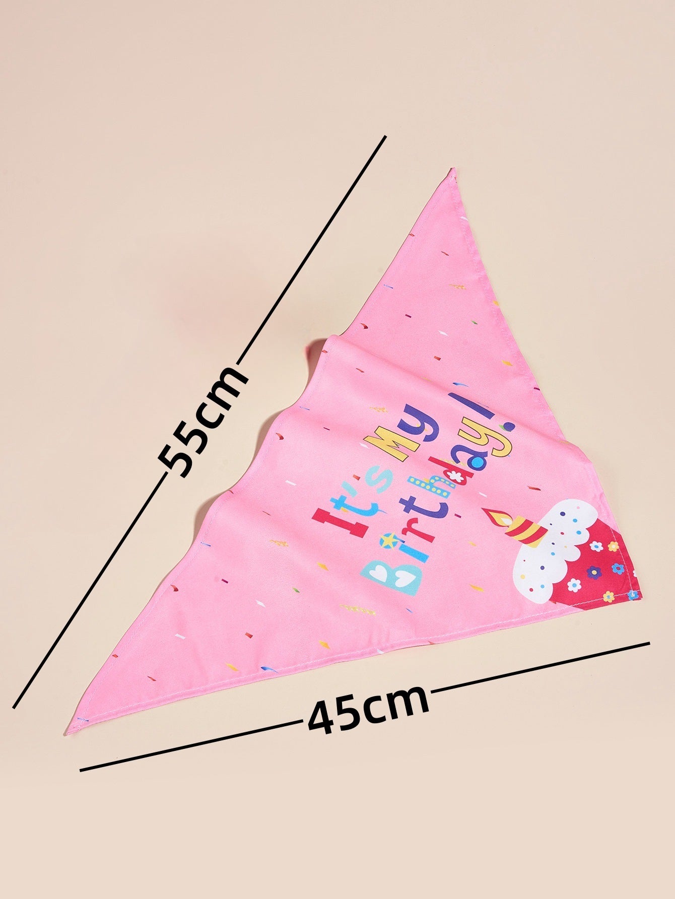 Creative Printing Triangular Binder Birthday Saliva Towel