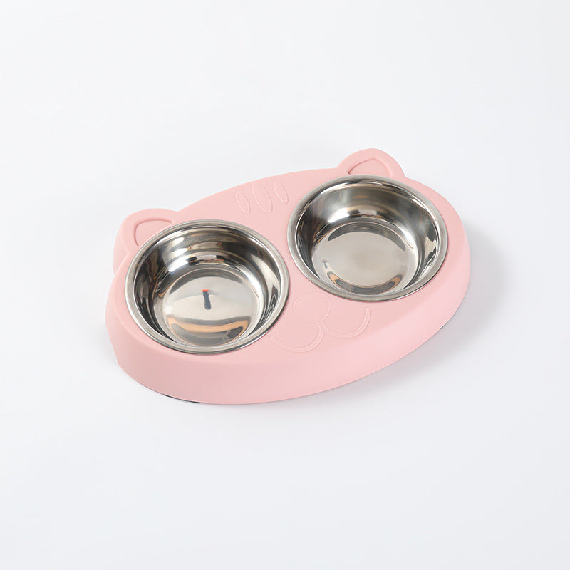 Doggydaart Double Plastic Bowl