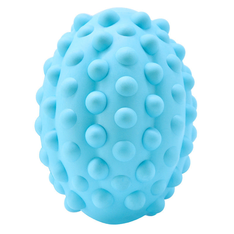 Pet Toy Rubber Bump Rugby Vocal Resistance Bite Wear