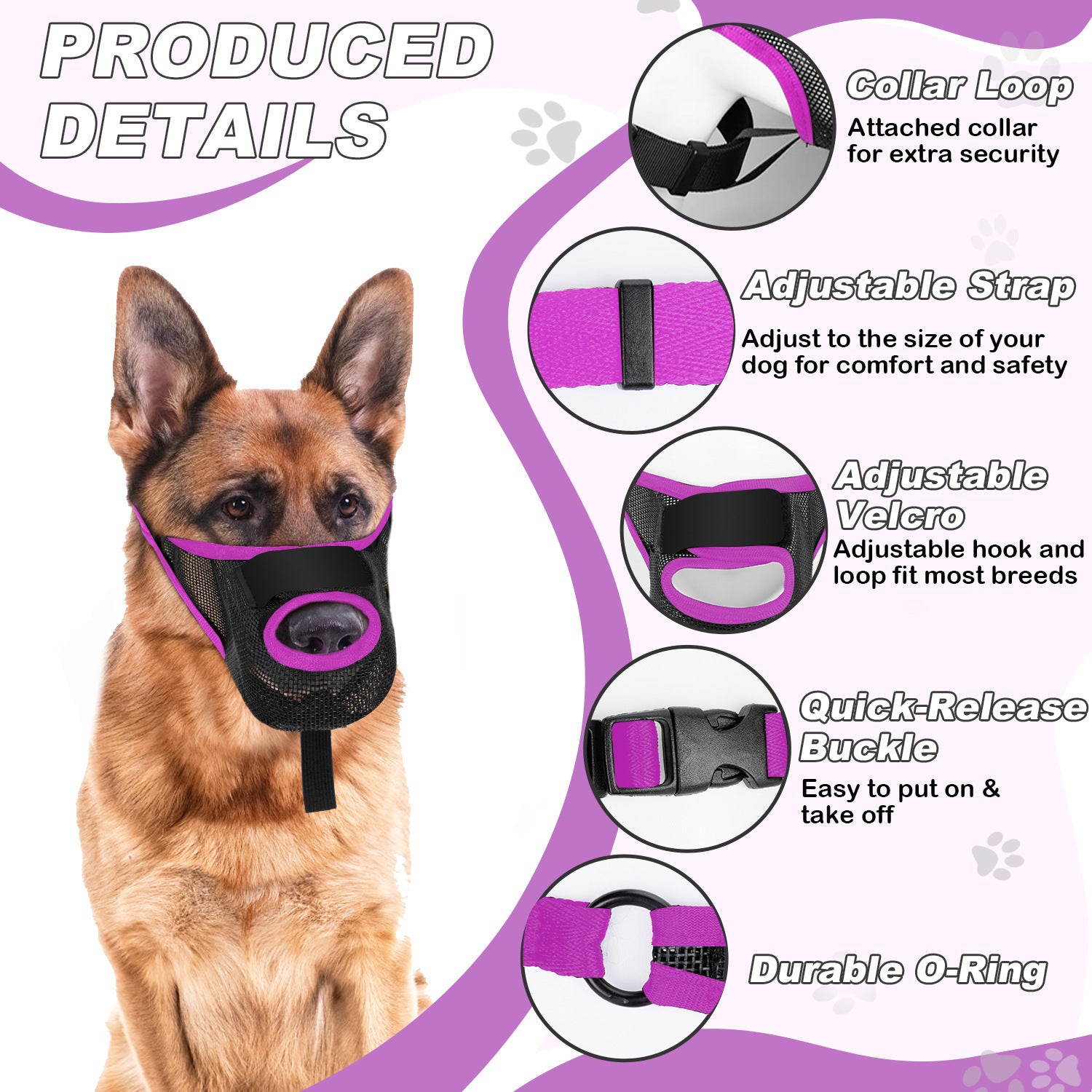 Doggydaart Muzzle Mask
