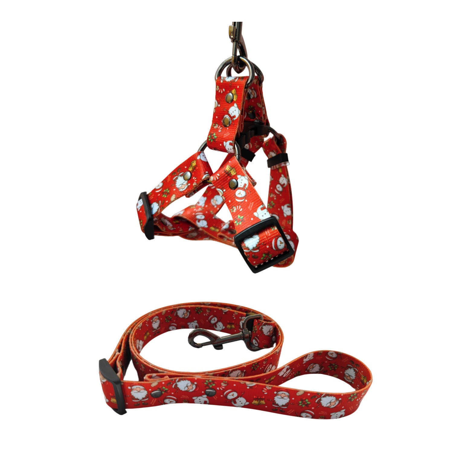 #3 Christmas Dog Leash Chest Harness