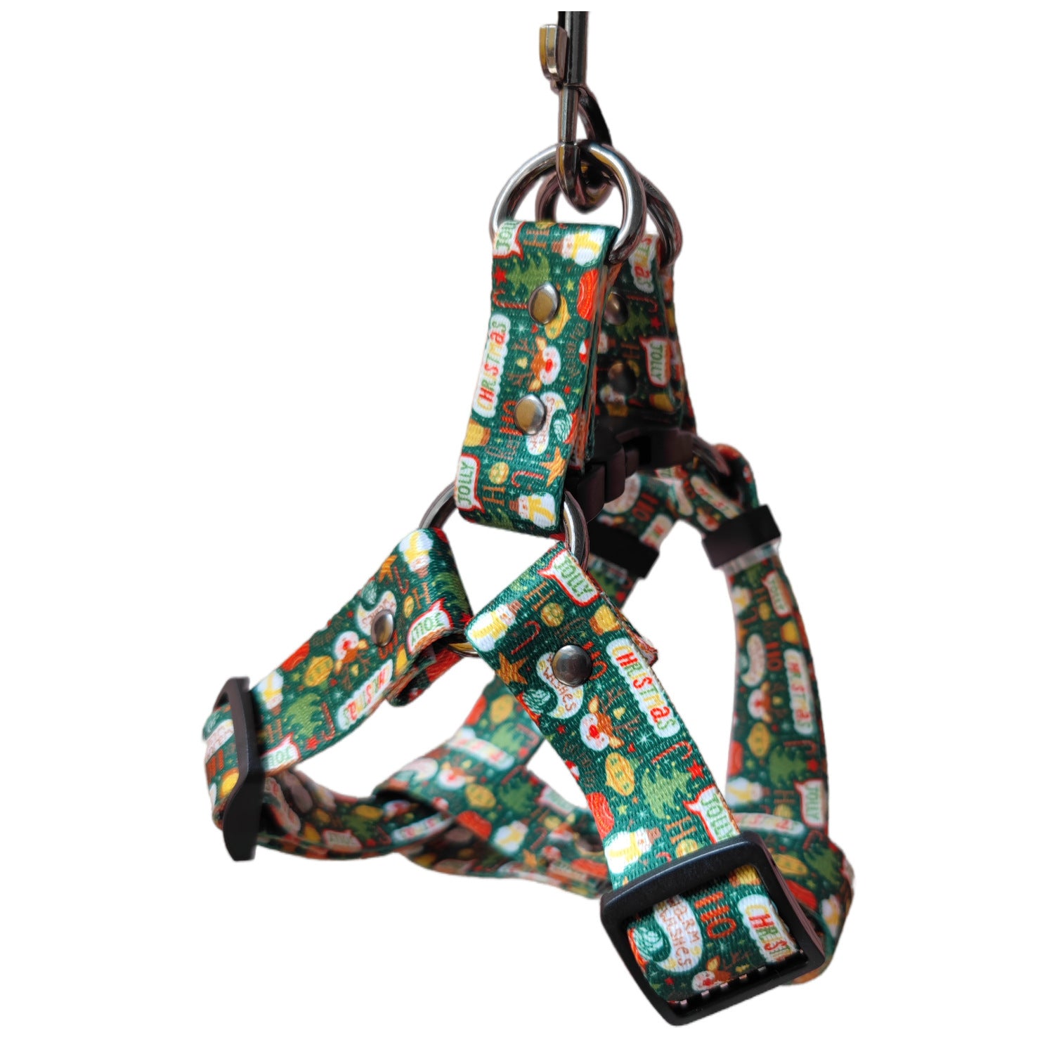 #3 Christmas Dog Leash Chest Harness