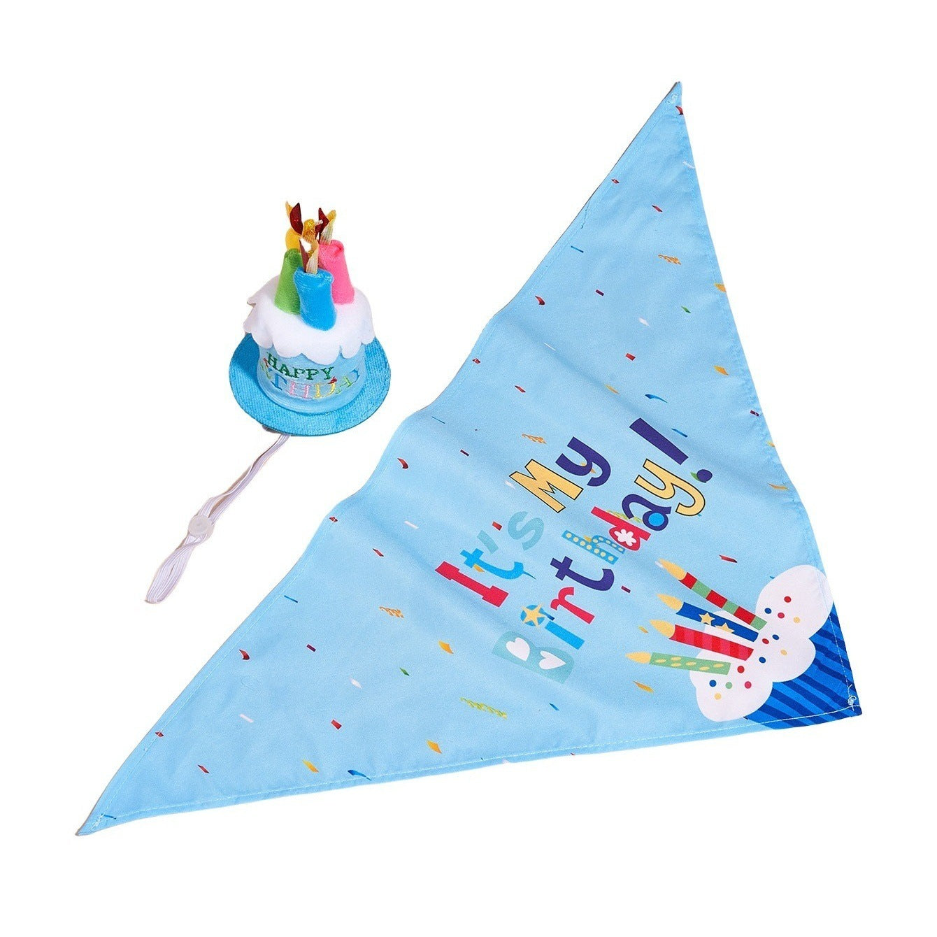 Creative Printing Triangular Binder Birthday Saliva Towel