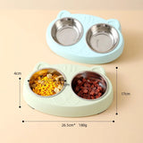 Doggydaart Double Plastic Bowl