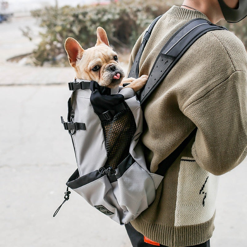 Dog Carrier Bag For Backpack Out Double Shoulder