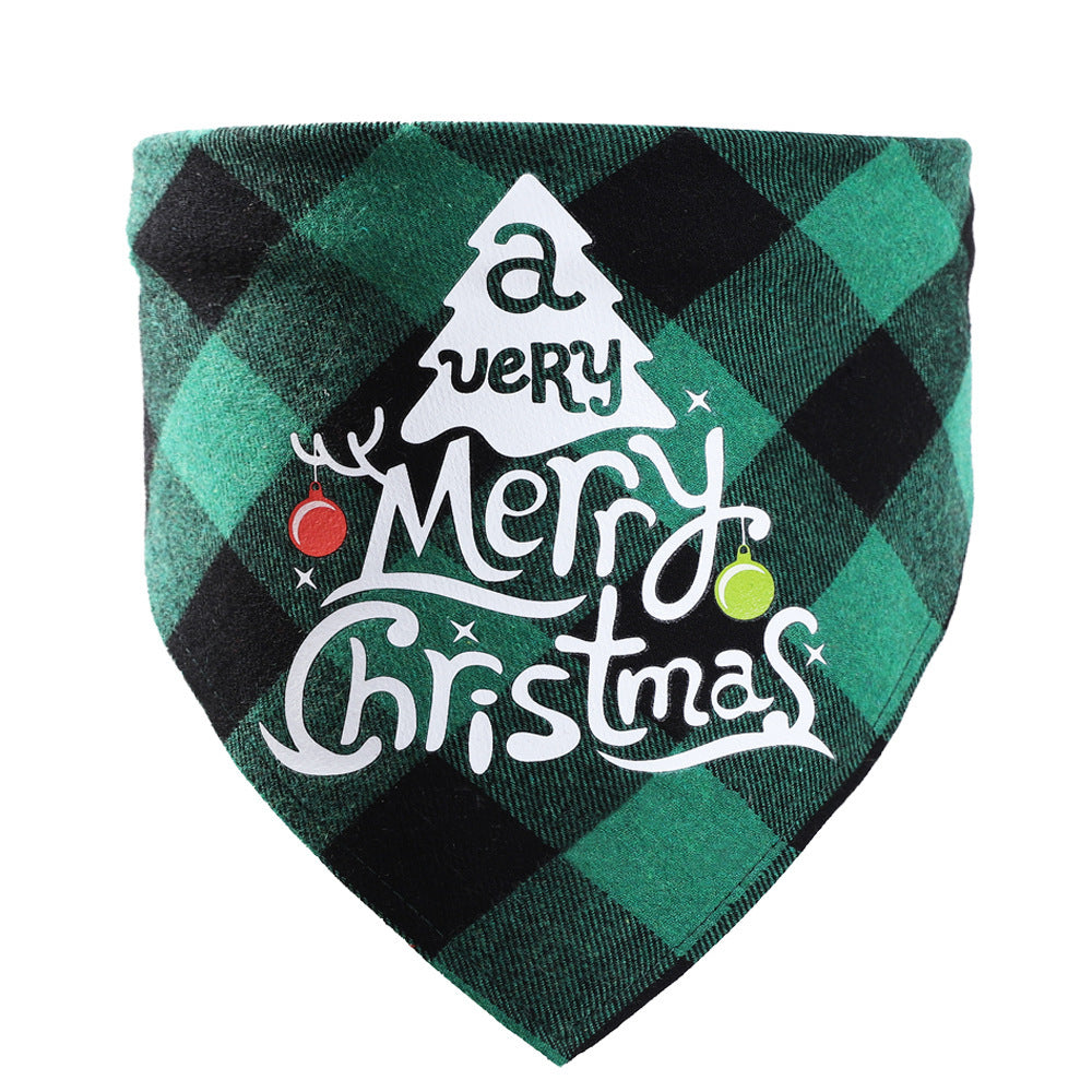#4 Fashion Pet Dog Christmas Saliva Towel