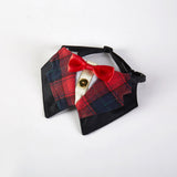 Pet Suit Bow Tie  Adjustable Bib