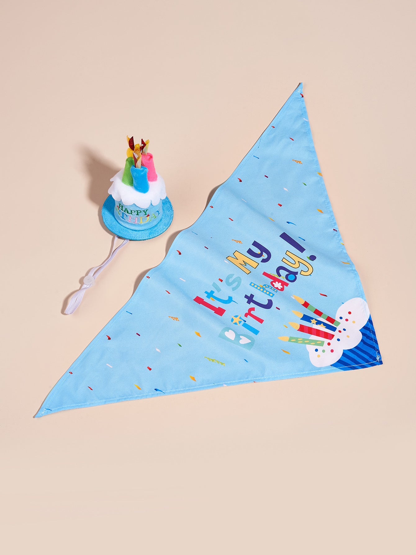 Creative Printing Triangular Binder Birthday Saliva Towel