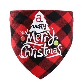 #4 Fashion Pet Dog Christmas Saliva Towel