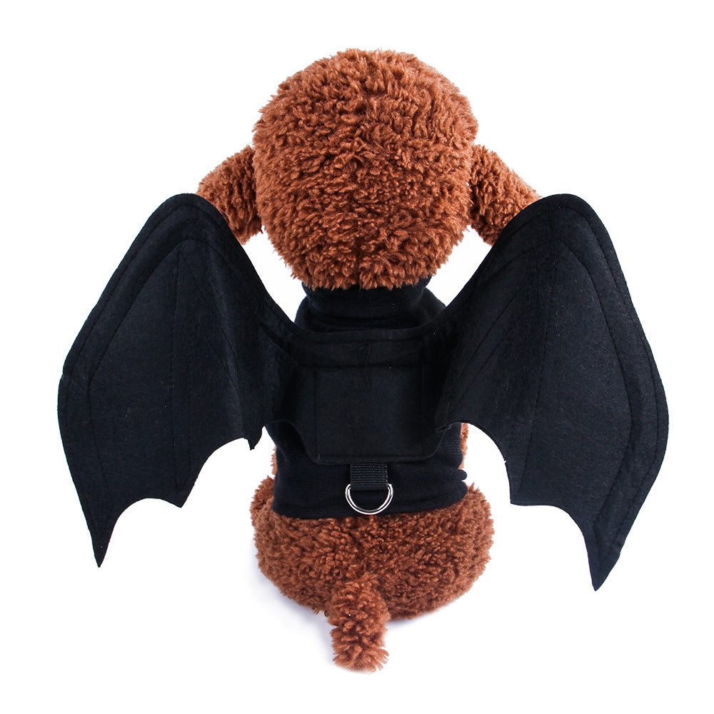 Dog Clothes Halloween Bat Wings Spider Costume