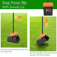 Pooper Scooper Kit With Bin