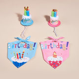 Creative Printing Triangular Binder Birthday Saliva Towel