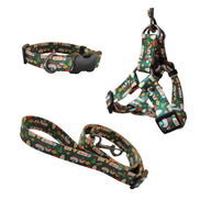 #3 Christmas Dog Leash Chest Harness