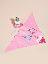 Creative Printing Triangular Binder Birthday Saliva Towel
